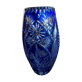 Vase en cristal de bohême