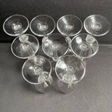 9 verres à porto cristal – Goût Lalique