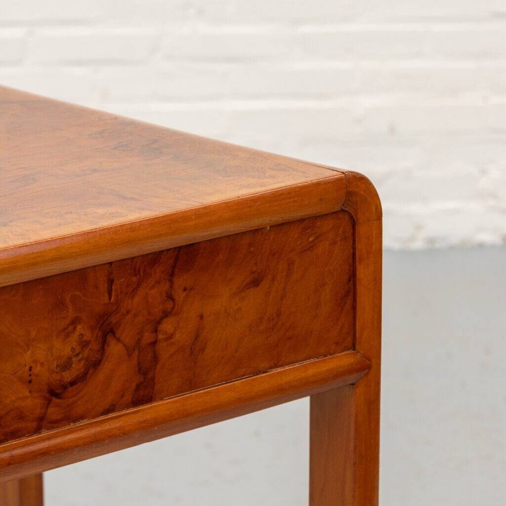 Italian Art Deco burl desk 1930s
