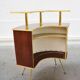 Retro bar gold and Brown and his stool