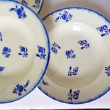 4 K&G Luneville Loire model soup plates