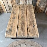 Vintage industrial coffee table (refurbished)