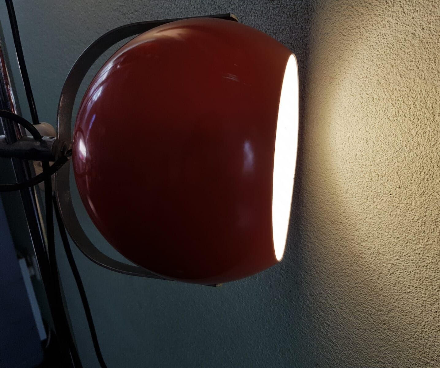 Floorlamp Raak Amsterdam, orange, '70s