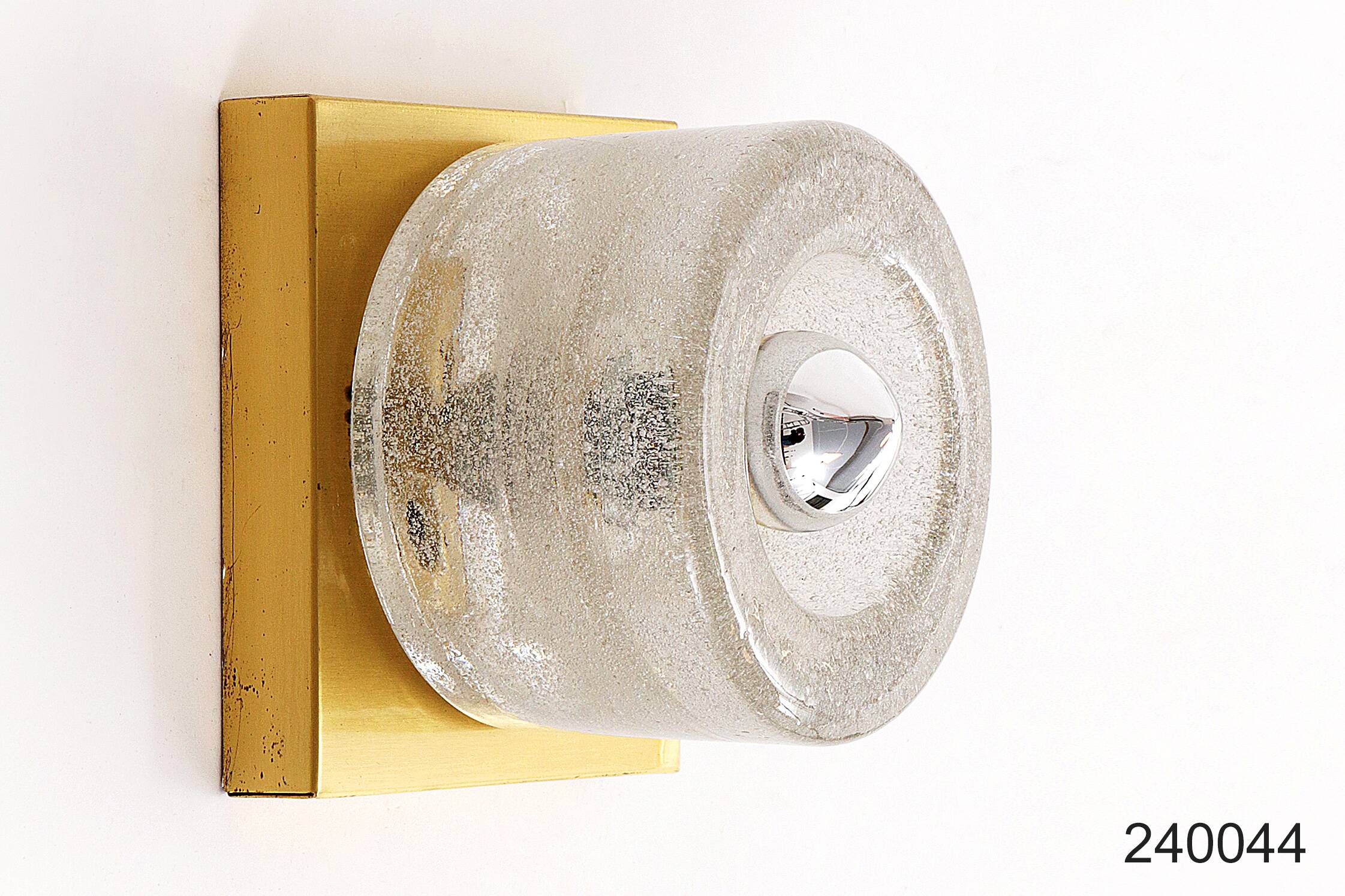 Peill & Putzler Cube Wall Lamp Ice Glass - Vintage Space Design