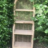Vintage rattan cabinet