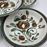 Set of 5 Boch Argenteuil soup plates