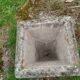 Pair of vintage antique stone Medici planters