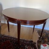 Table directoire demi lune acajou