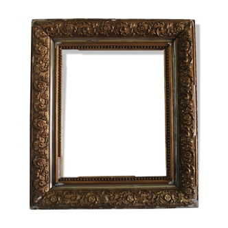 Gilded stucco décor wooden frame