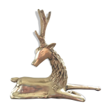 Vintage brass deer
