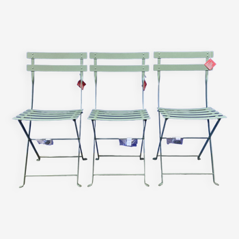 3 bistro metal chairs - fermob