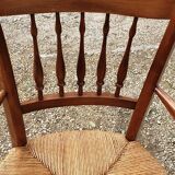 Straw armchair