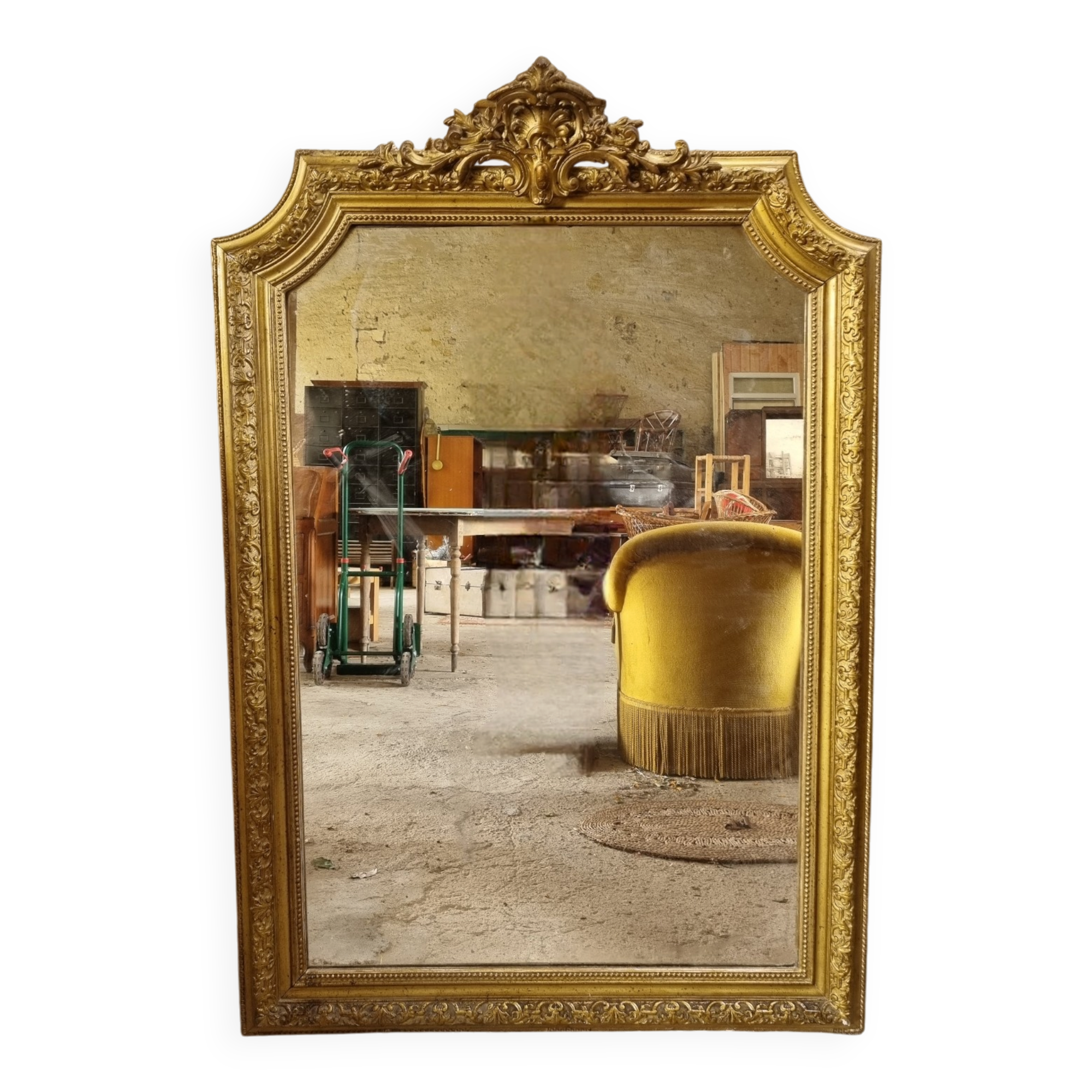 Golden mirror