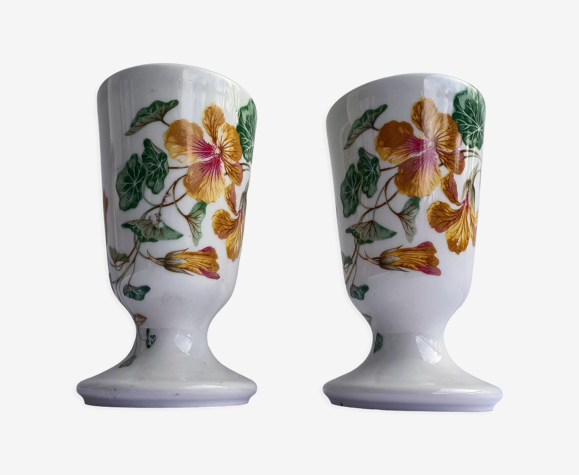Lot 2 mazagrans en porcelaine Pillivuyt