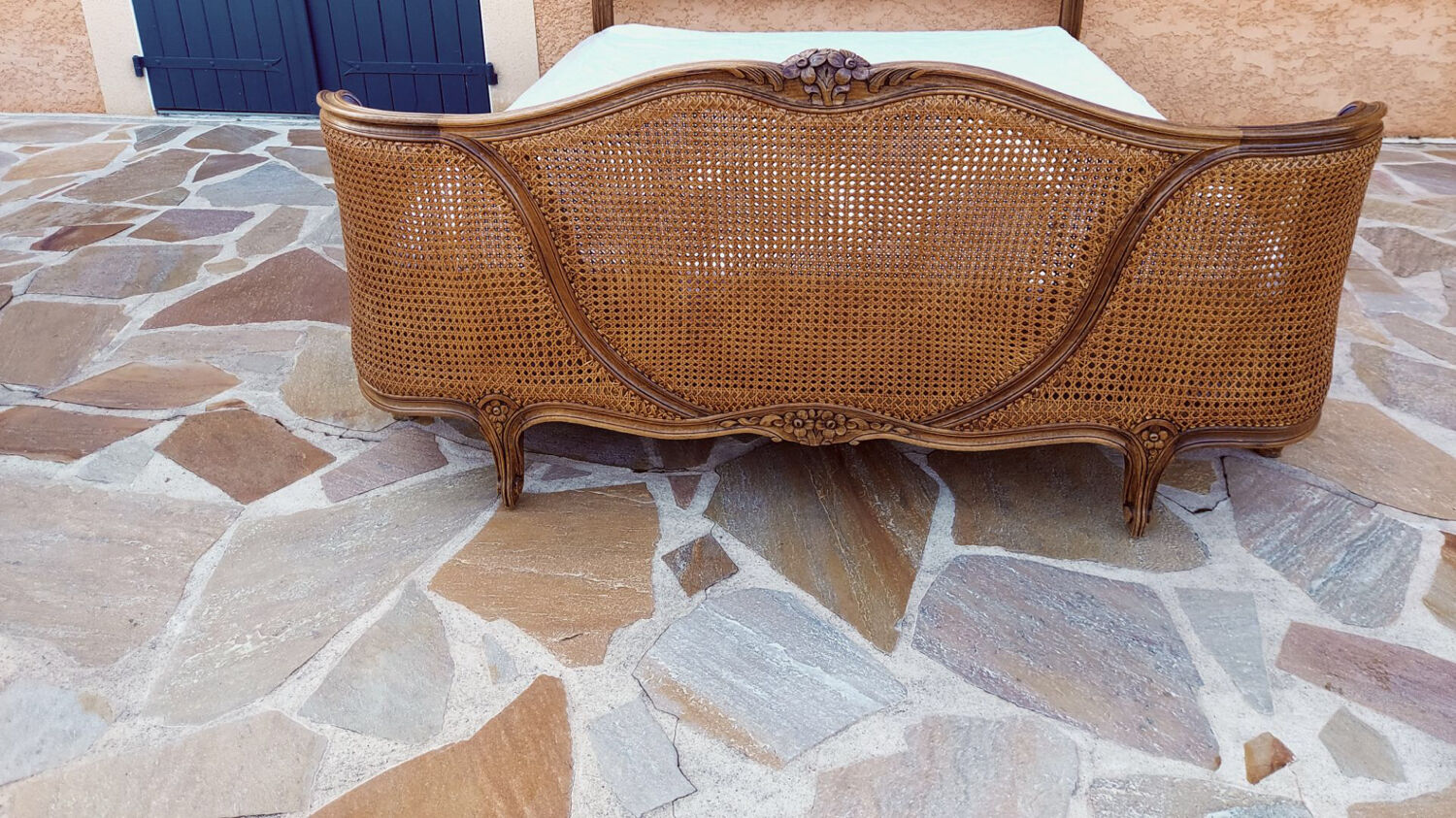 Bed basket cannage Louis XV style