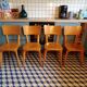 4 chaises de bistrot Monobloc Luterma