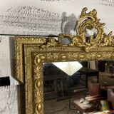 Golden baroque mirror