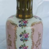 Berger lamp flowered porcelain
