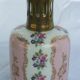 Berger lamp flowered porcelain