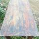 Pretty narrow table in pretty pattine 1900s in walnut trees