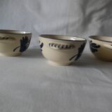 set of 3 small eared bowl