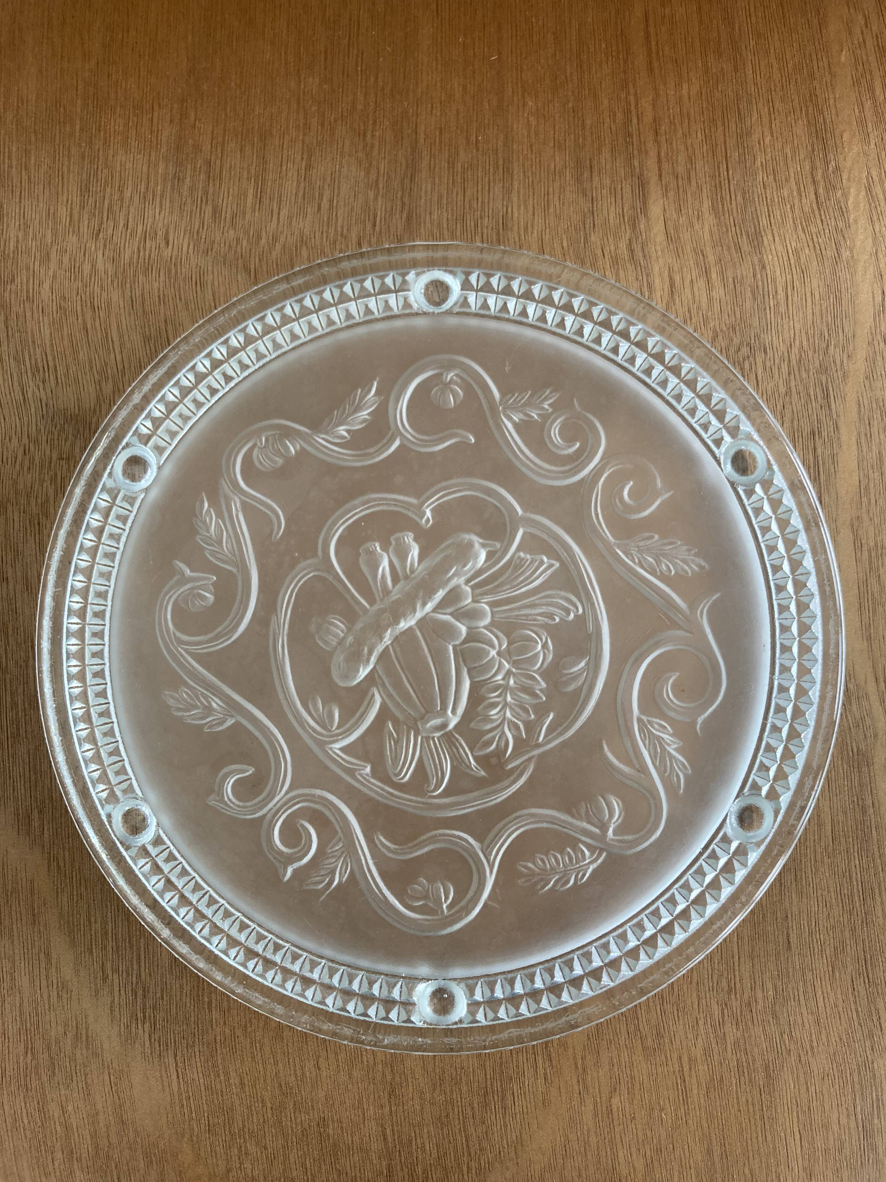 30s sandblasted glass coaster