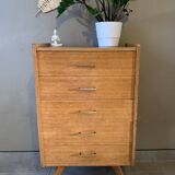 Vintage oak chiffonier from the 1950s
