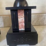 Old pair of marble vase bookends.