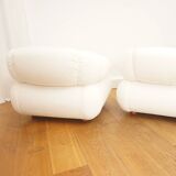 Paire de fauteuils Space Age d'Adriano Piazzesi, 1970