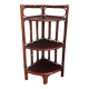 Wicker rattan corner shelf neck