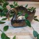 Vintage decorative metal swan