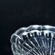 Baccarat oval crystal compote dish with diamonds and pearls, 1850