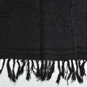 5x7 Grey & Black Striped Vintage Kilim Rug, 155x229Cm