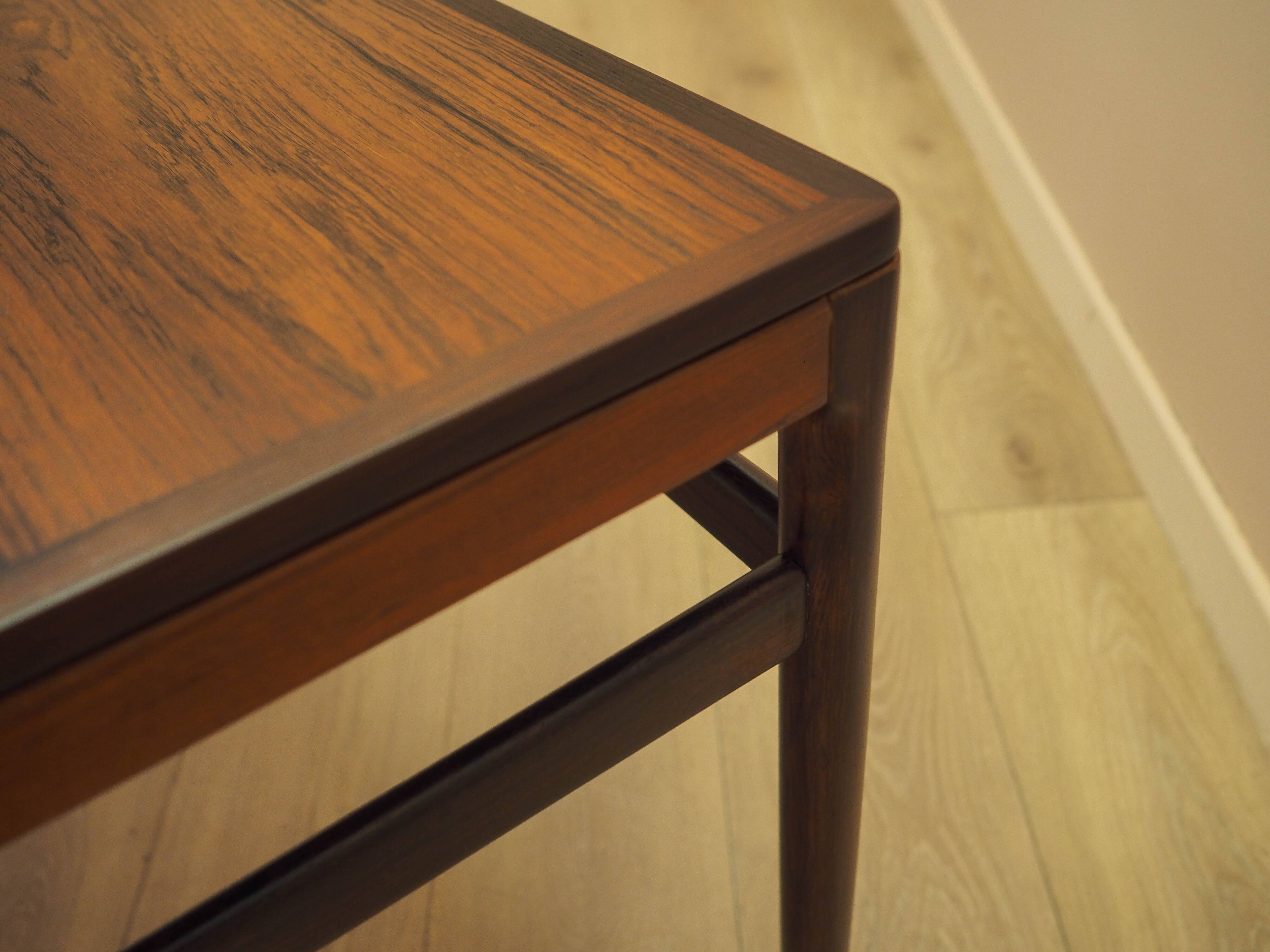 Table basse en palissandre danois, années 1970