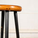 Tabouret de bar en bois et métal
