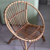Small rattan armchair for children