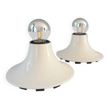 Pair of "Teti" wall lights Vico Magistretti, Artemide