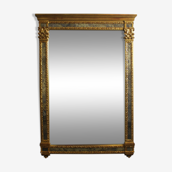 Mirror with parecloses, Regency style.