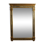 Mirror with parecloses, Regency style.