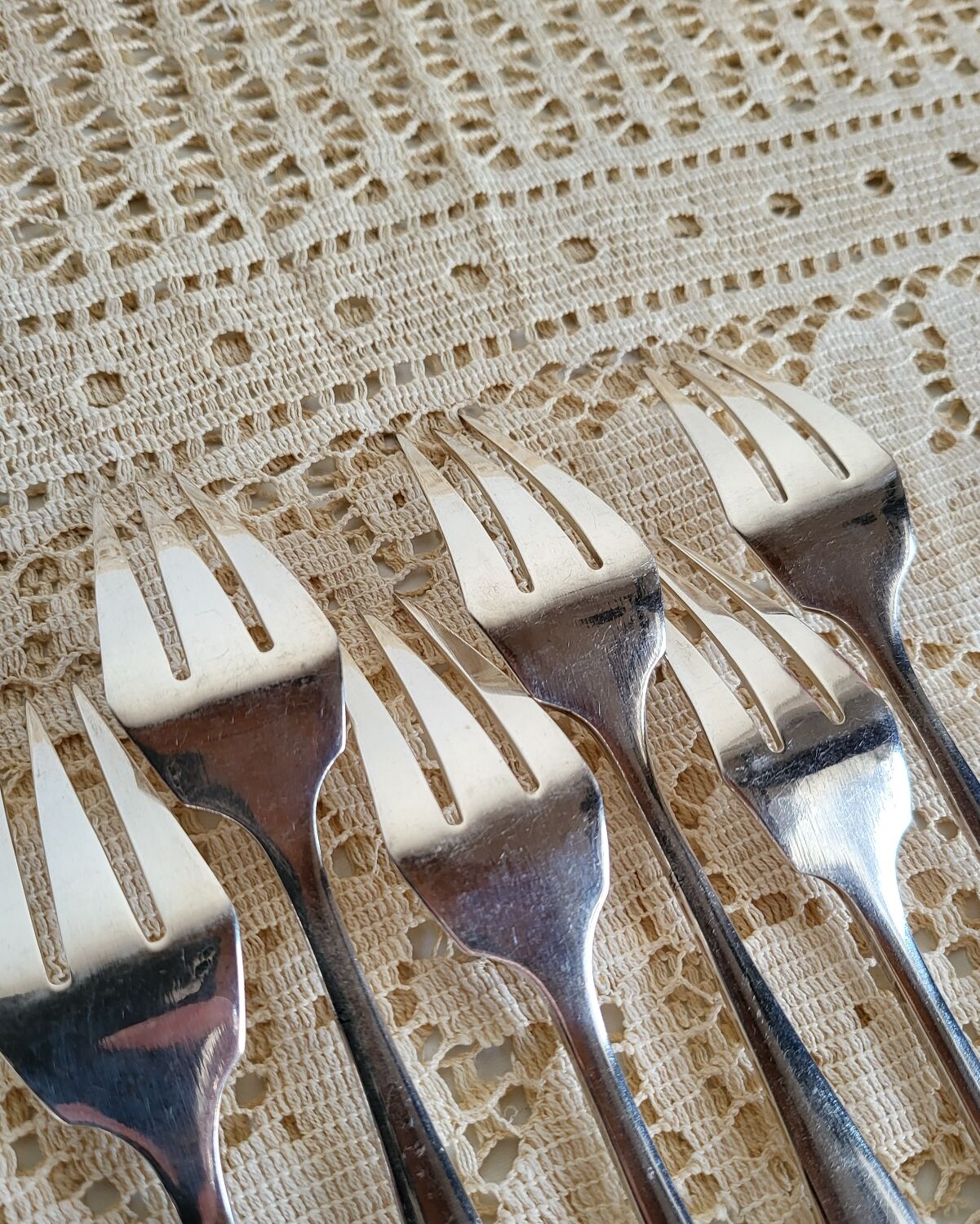 12 silver-plated fish cutlery sets by Argental