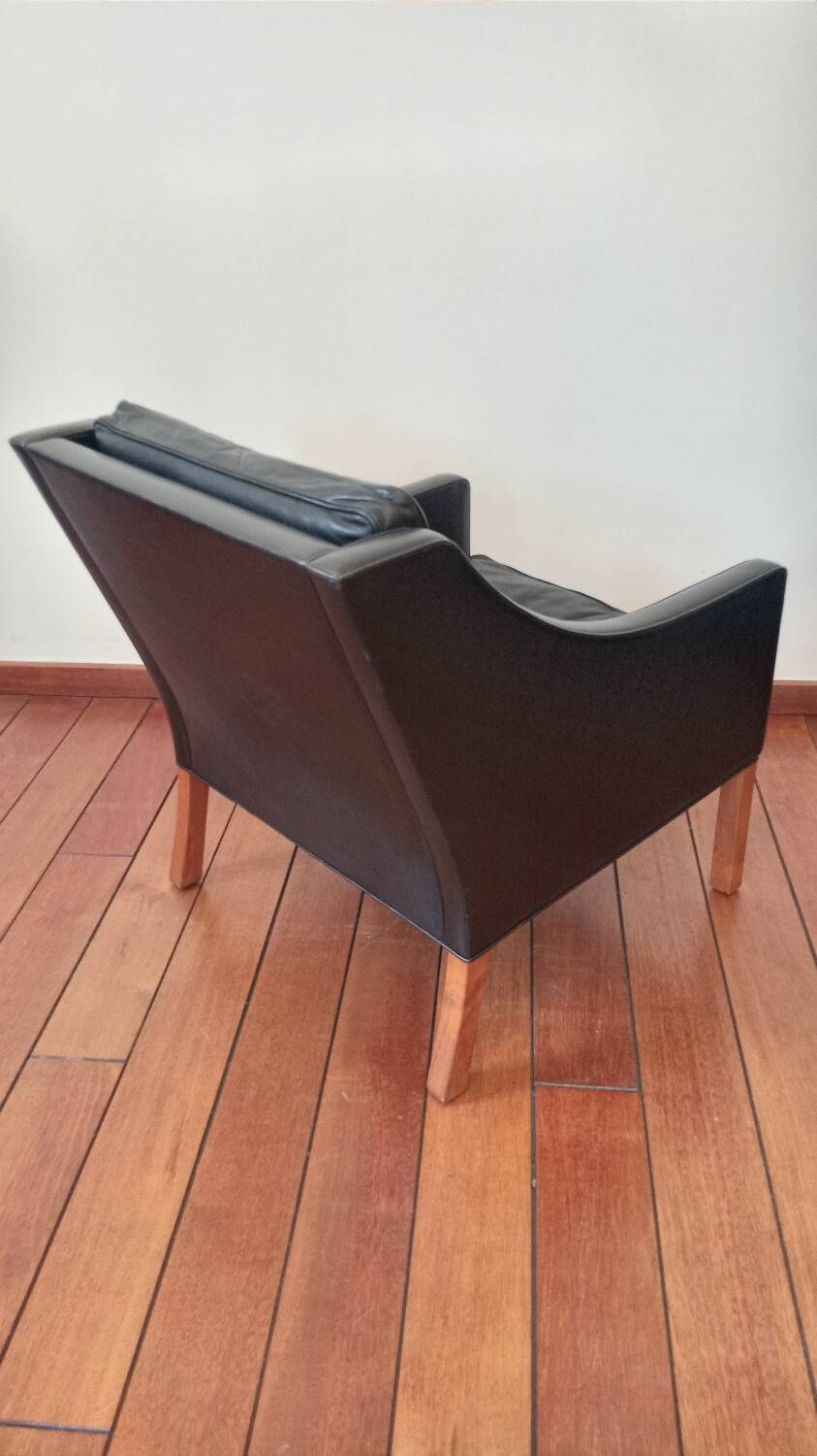 Borge Mogensen pair of armchairs, Fredericia Denmark edition