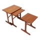 Set of 3 teak wood nesting tables by G-Plan, 1970s, UK ca. 1970
