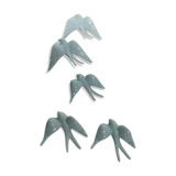 Batch of swallows in ceramic