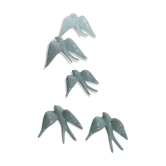Batch of swallows in ceramic