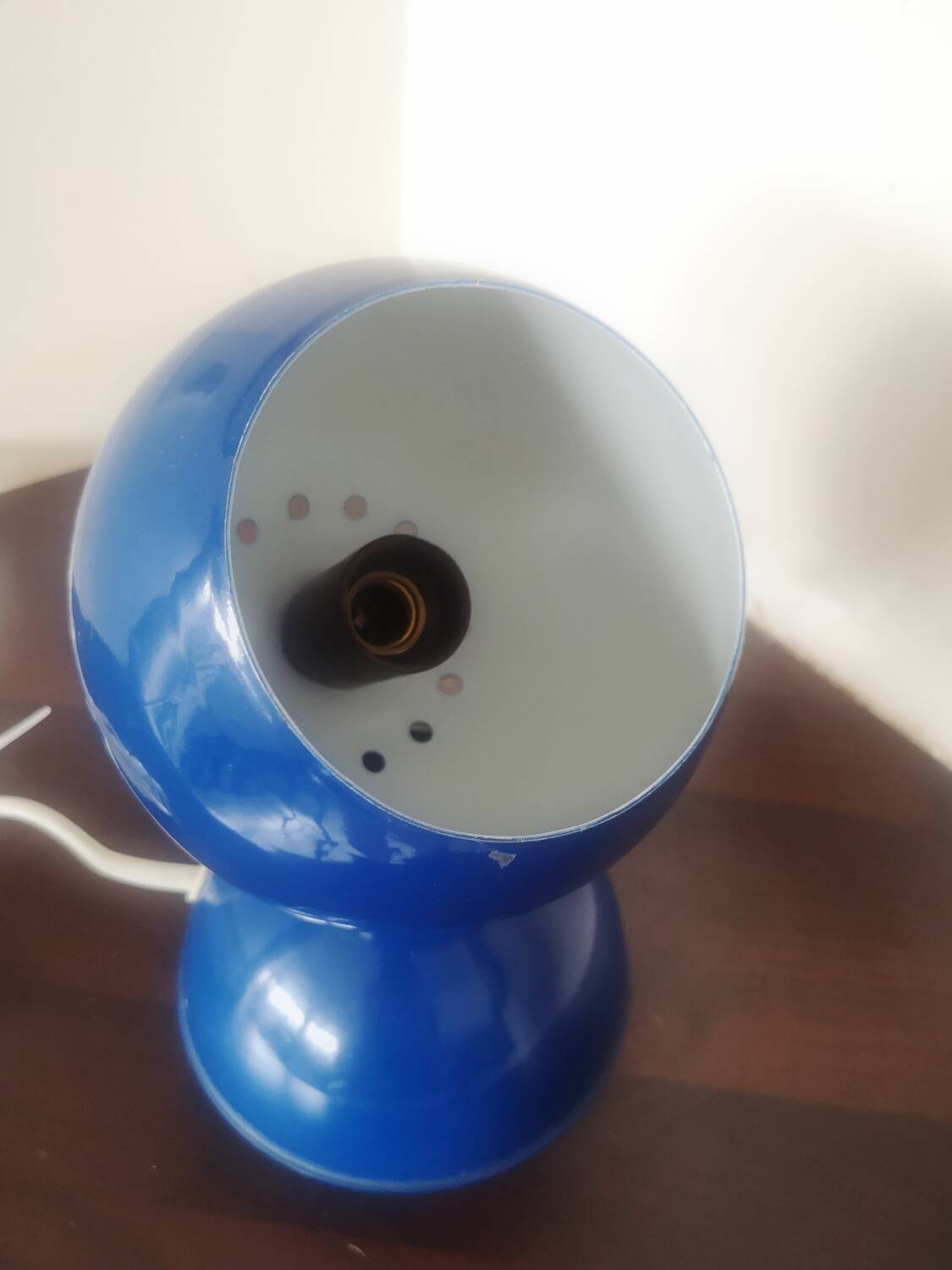 Blue Diabolo Lamp Goffredo Reggiani, Vintage Italy 60's / 70's