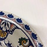 Gien earthenware plate from the end of the 19th century