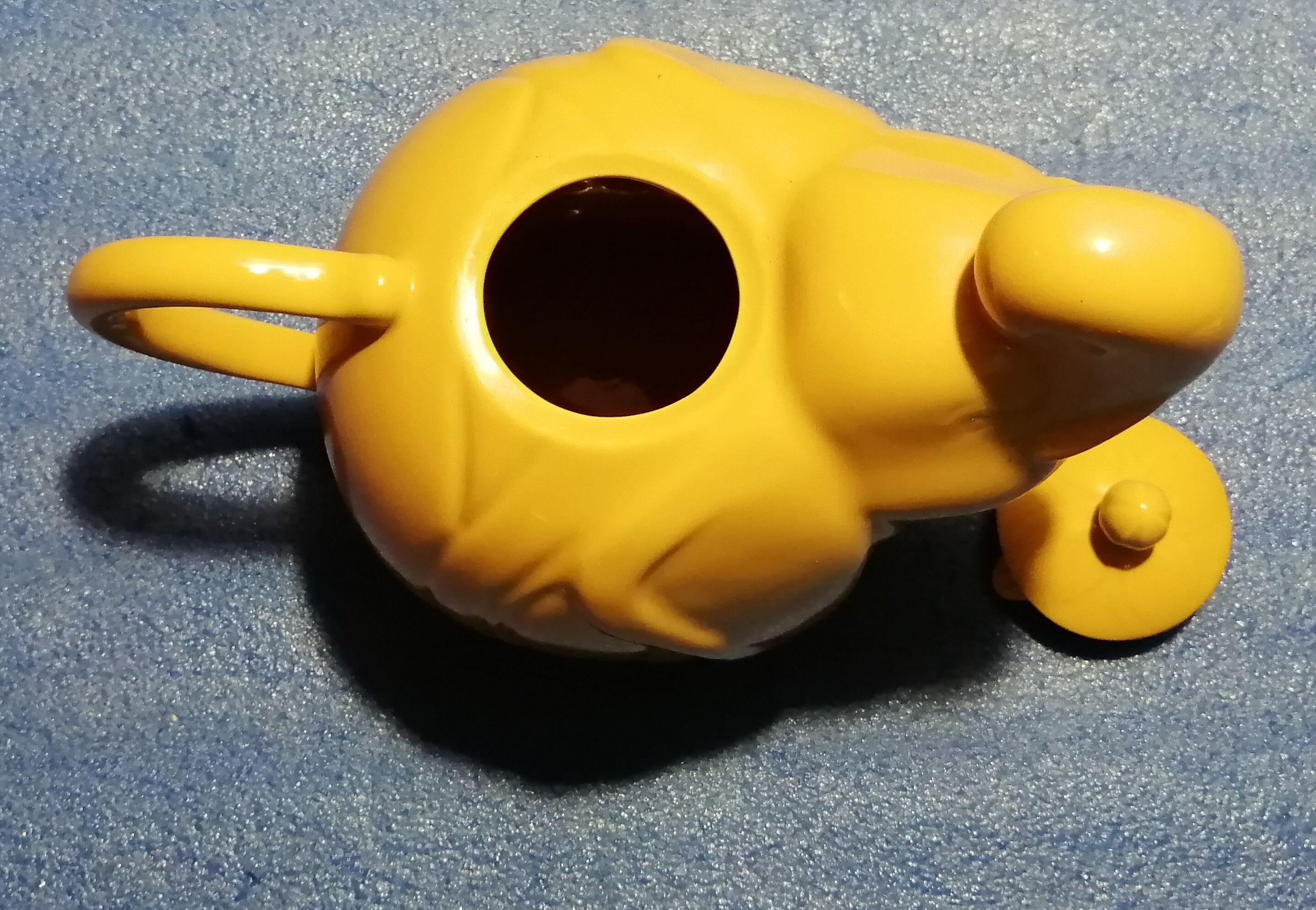 Vintage elephant-shaped teapot