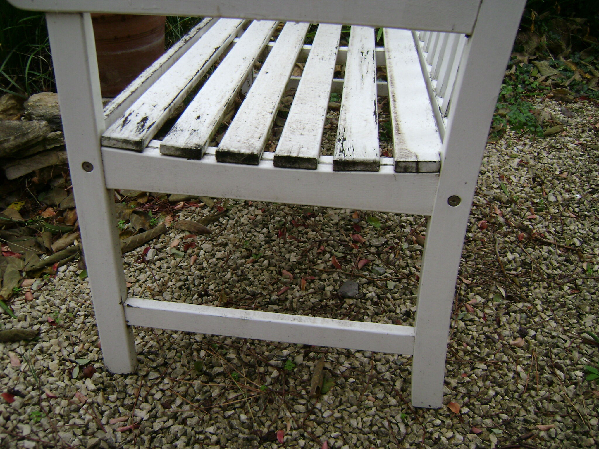 Wooden bench