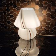 Paolo Venini mushroom desk lamp murano glass 1960 venice