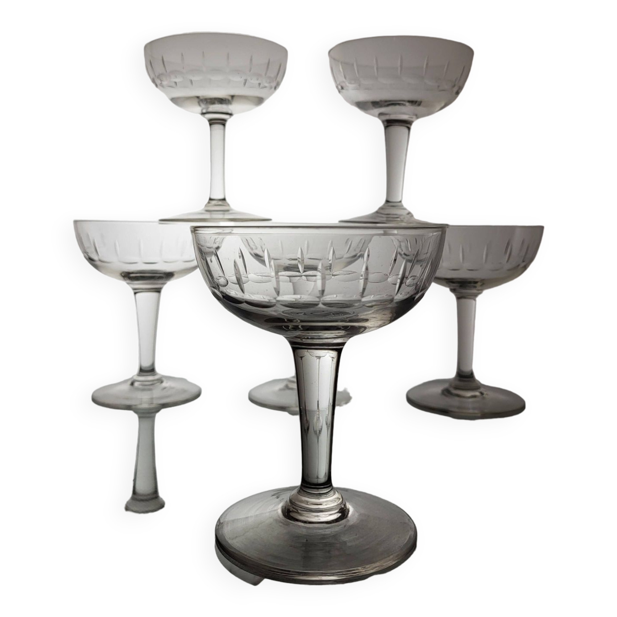 6 Vierzon Thouvenin champagne glasses